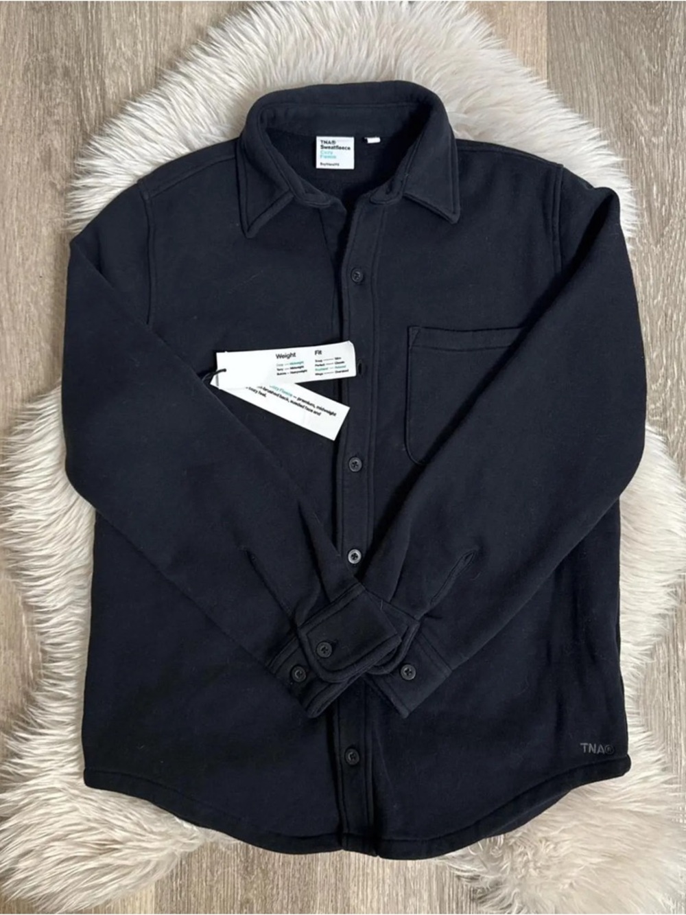 TNA | Black Button-Up Overshirt